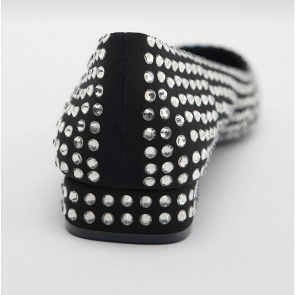 ZARA Crystal Ballet Flats NWT - Picture 12 of 12